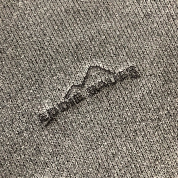 Eddie Bauer Grey Zip Up Fleece - Picture 3 of 11
